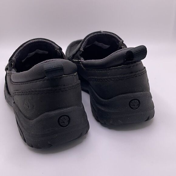 Timberland Kids Black Leather Slip On Shoes (Size: 7.5 Toddler) - Picture 10 of 16